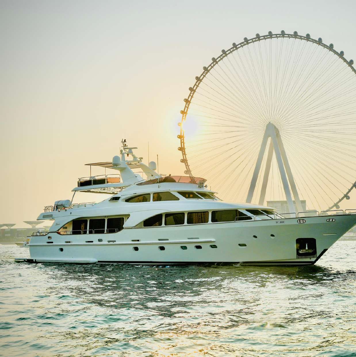 110 Gulf yacht charter Abu Dhabi Grand Prix