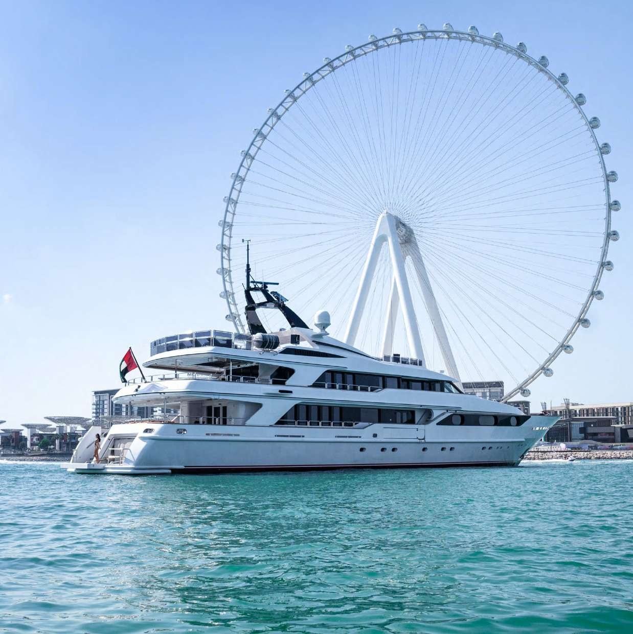 Skyfall yacht charter Abu Dhabi Grand Prix