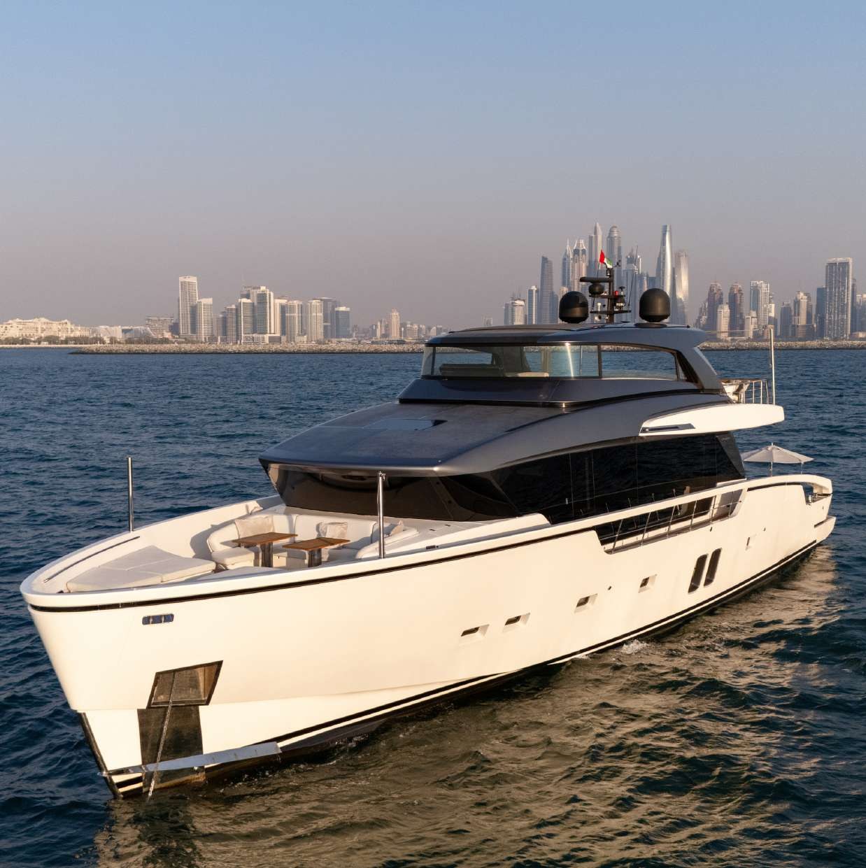 San Lorenzo SX88 yacht charter Abu Dhabi Grand Prix